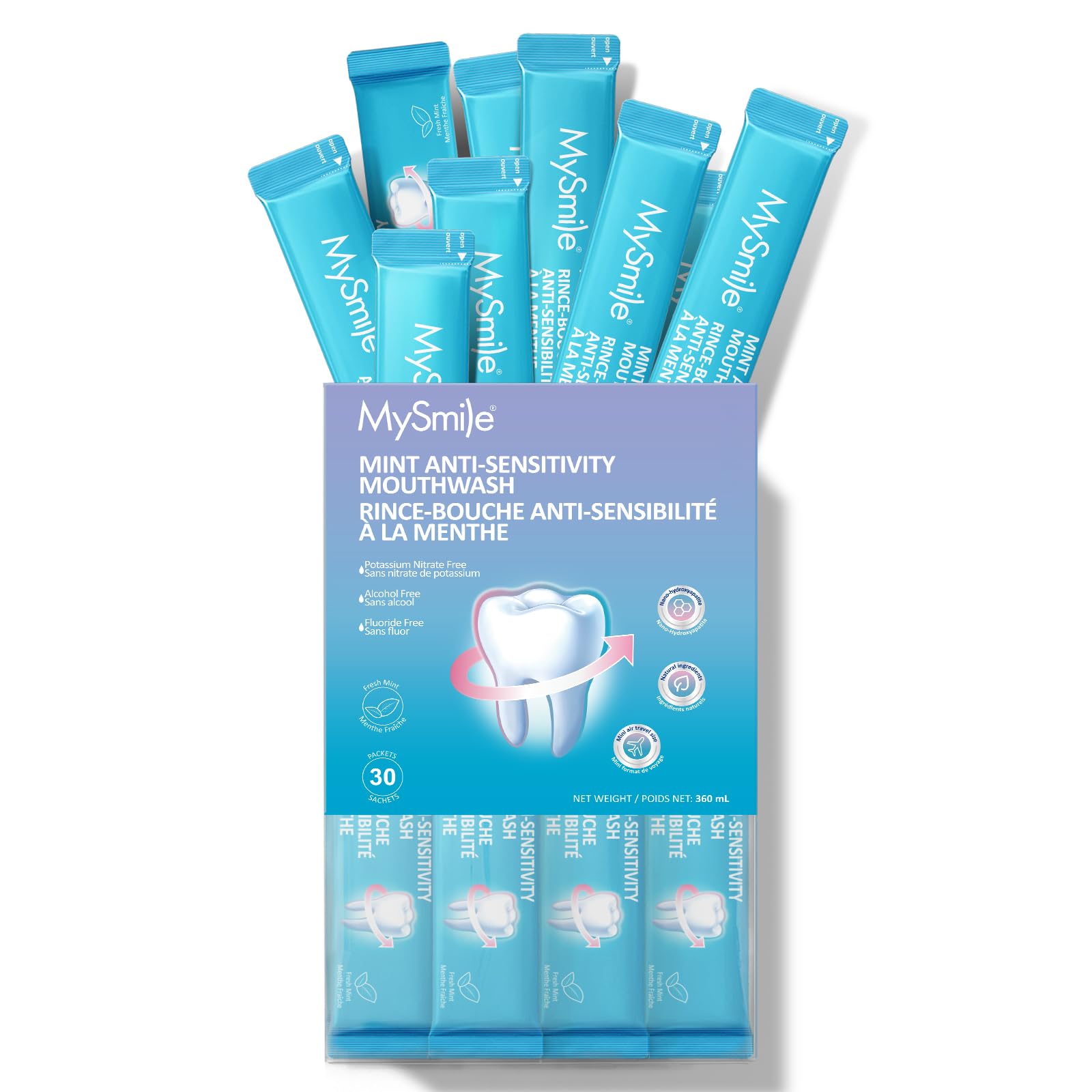 Amazon.com : MySmile Mouthwash for Sensitive Teeth, Nano
